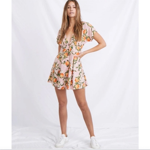 Marine Layer Dresses & Skirts - Marine Layer Women’s Camila Dress Oranges Print Size XS